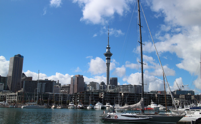 Auckland vom Hafen aus Auckland vom Hafen aus
