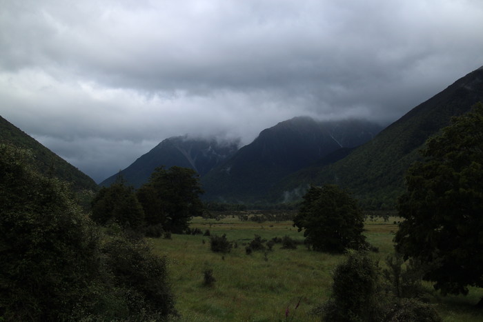 Aussicht von der Hütte