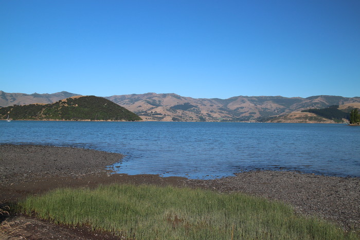 Akaroa Halbinsel von French Farm Bay