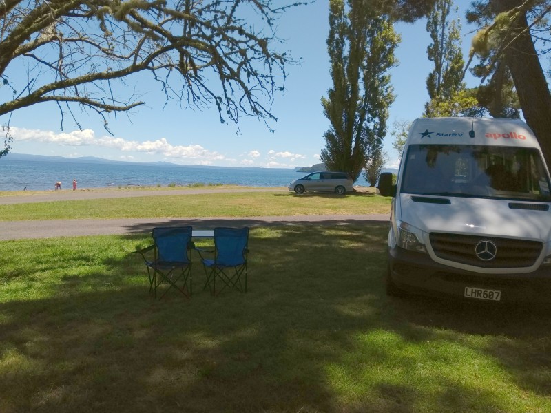 20190117 Lake Taupo Rastplatz