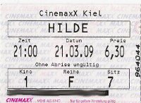 Eintrittskarte Hilde