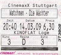 Eintrittskarte Watchmen